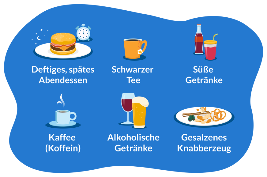 Schweißtreibende Lebensmittel